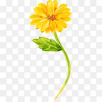 创意合成水彩向日葵-空若网 创意合成水彩向日葵-空若网