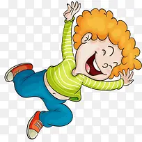 开心绿色卡通人物-空若网 开心绿色卡通人物-空若网