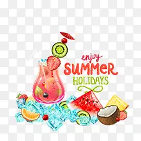 手绘卡通夏季水果-空若网 手绘卡通夏季水果-空若网