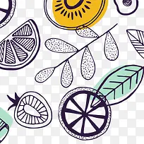 卡通手绘水果创意-空若网 卡通手绘水果创意-空若网