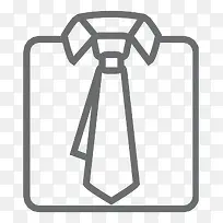 衬衫领带Outline-icons-空若网 衬衫领带Outline-icons-空若网