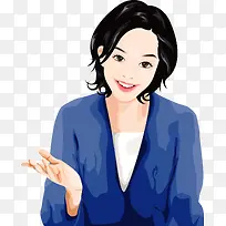 矢量白领女性素材-空若网 矢量白领女性素材-空若网