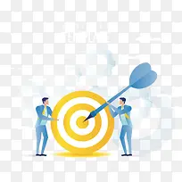 扁平化商务人士 、-空若网 扁平化商务人士 、-空若网