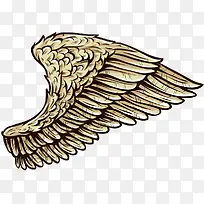 手绘鹰翅膀-空若网 手绘鹰翅膀-空若网