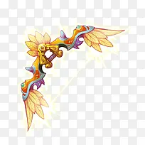 黄色翅膀游戏装饰-空若网 黄色翅膀游戏装饰-空若网