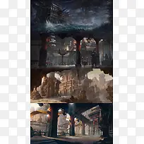 魔幻网游宫殿插画-空若网 魔幻网游宫殿插画-空若网