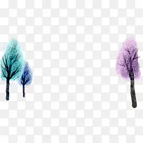 水彩树-空若网 水彩树-空若网