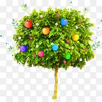 彩色果树-空若网 彩色果树-空若网