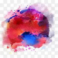 彩色墨迹-空若网 彩色墨迹-空若网