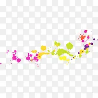 彩色时尚墨迹装饰海报-空若网 彩色时尚墨迹装饰海报-空若网