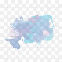 蓝色水彩艺术墨迹-空若网 蓝色水彩艺术墨迹-空若网