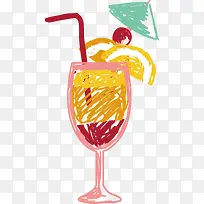 卡通手绘鸡尾酒-空若网 卡通手绘鸡尾酒-空若网