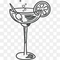 卡通手绘精美鸡尾酒-空若网 卡通手绘精美鸡尾酒-空若网