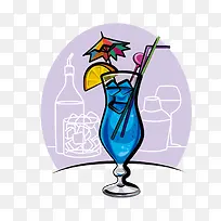手绘卡通鸡尾酒-空若网 手绘卡通鸡尾酒-空若网