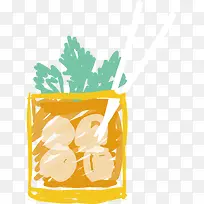 卡通手绘鸡尾酒-空若网 卡通手绘鸡尾酒-空若网