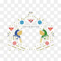 卡通手绘鸡年图案-空若网 卡通手绘鸡年图案-空若网