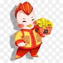 可爱卡通手绘生肖鸡-空若网 可爱卡通手绘生肖鸡-空若网