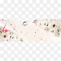 简约唯美情侣表背景banner-空若网 简约唯美情侣表背景banner-空若网