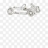 手绘老爷车-空若网 手绘老爷车-空若网