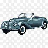 手绘灰色时尚汽车-空若网 手绘灰色时尚汽车-空若网