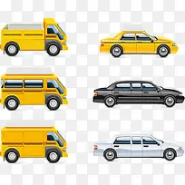 汽车卡通素材-空若网 汽车卡通素材-空若网