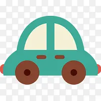 蓝色卡通可爱汽车-空若网 蓝色卡通可爱汽车-空若网