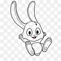 兔子复活节兔子线艺术臭虫兔画-鼻子-空若网 兔子复活节兔子线艺术臭虫兔画-鼻子-空若网