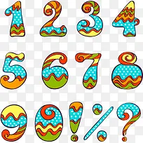 矢量卡通数字-空若网 矢量卡通数字-空若网