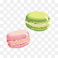 矢量手绘马卡龙素材-空若网 矢量手绘马卡龙素材-空若网