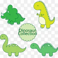 矢量手绘卡通恐龙-空若网 矢量手绘卡通恐龙-空若网