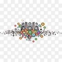 炫彩卡通可爱花纹-空若网 炫彩卡通可爱花纹-空若网