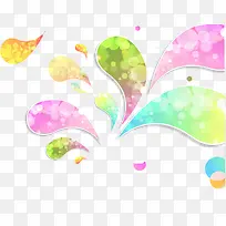 彩色节日手绘花纹-空若网 彩色节日手绘花纹-空若网