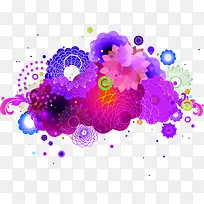 彩色炫彩抽象花纹-空若网 彩色炫彩抽象花纹-空若网