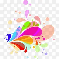 彩色时尚花纹装饰春天-空若网 彩色时尚花纹装饰春天-空若网