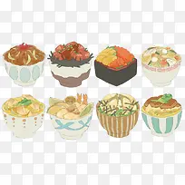 卡通手绘食物-空若网 卡通手绘食物-空若网