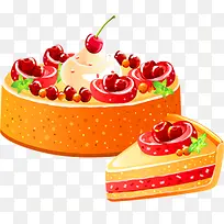 手绘蛋糕食品素材-空若网 手绘蛋糕食品素材-空若网