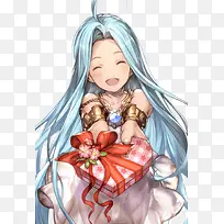 手绘白色头发小人-空若网 手绘白色头发小人-空若网