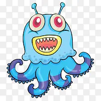 卡通可爱章鱼-空若网 卡通可爱章鱼-空若网