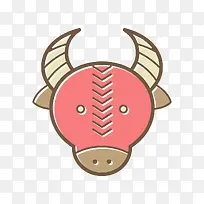 手绘牛头-空若网 手绘牛头-空若网