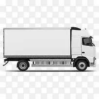 白色卡车货车图标-空若网 白色卡车货车图标-空若网