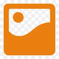 橙色图片图标-空若网 橙色图片图标-空若网