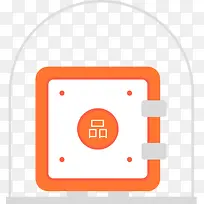 橙色卡通品画册图标-空若网 橙色卡通品画册图标-空若网