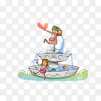 卡通喷泉-空若网 卡通喷泉-空若网