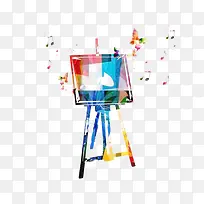 彩色质感画板元素-空若网 彩色质感画板元素-空若网