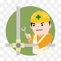 施工剪影卡通建筑素材-空若网 施工剪影卡通建筑素材-空若网