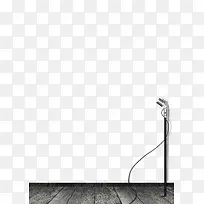 地板上的麦克风-空若网 地板上的麦克风-空若网