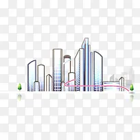 卡通手绘城市建筑-空若网 卡通手绘城市建筑-空若网