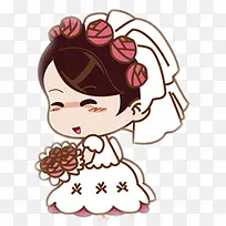 可爱手绘新娘浪漫-空若网 可爱手绘新娘浪漫-空若网