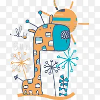 动物乐园手绘-空若网 动物乐园手绘-空若网