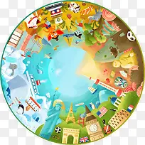 儿童乐园生日贺卡-空若网 儿童乐园生日贺卡-空若网